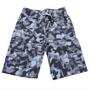 Children's Place Gray Camo Shorts Boys Size 6 Husky New